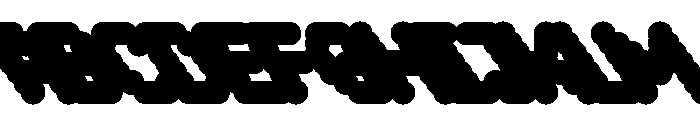 Copyright Mass Driver B.V 247 Font UPPERCASE