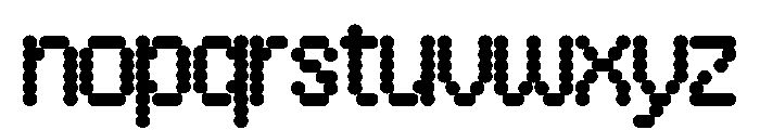 Copyright Mass Driver B.V 250 Font LOWERCASE