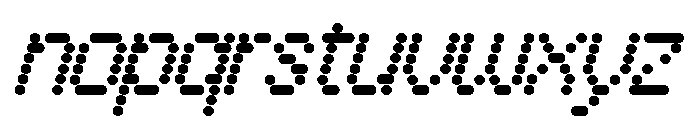 Copyright Mass Driver B.V 251 Font LOWERCASE