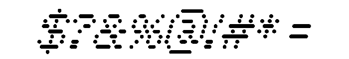 Copyright Mass Driver B.V 252 Font OTHER CHARS
