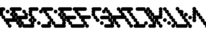 Copyright Mass Driver B.V 256 Font UPPERCASE