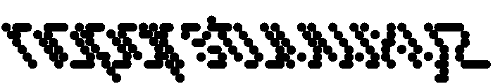 Copyright Mass Driver B.V 256 Font LOWERCASE