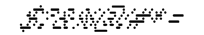 Copyright Mass Driver B.V 259 Font OTHER CHARS