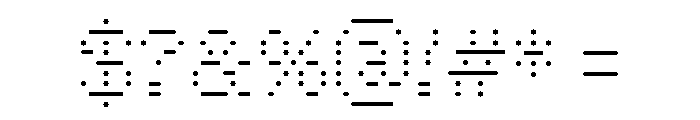 Copyright Mass Driver B.V 261 Font OTHER CHARS