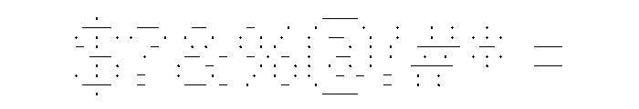 Copyright Mass Driver B.V 267 Font OTHER CHARS