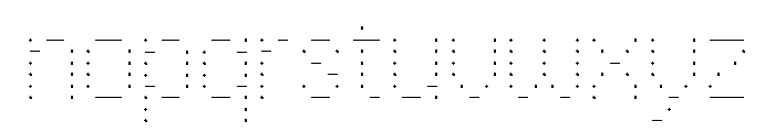 Copyright Mass Driver B.V 267 Font LOWERCASE