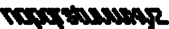Copyright Mass Driver B.V 269 Font LOWERCASE