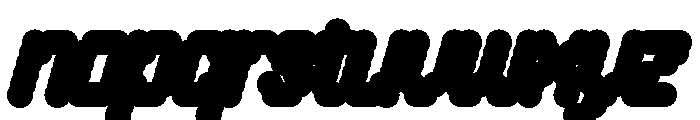 Copyright Mass Driver B.V 271 Font LOWERCASE