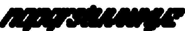 Copyright Mass Driver B.V 272 Font LOWERCASE