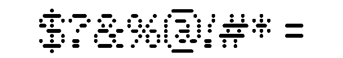 Copyright Mass Driver B.V 275 Font OTHER CHARS