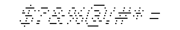 Copyright Mass Driver B.V 282 Font OTHER CHARS