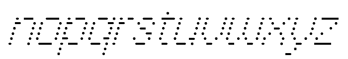 Copyright Mass Driver B.V 282 Font LOWERCASE