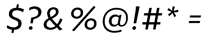 CormacNeue BookItalic Font OTHER CHARS