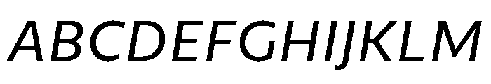 CormacNeue BookItalic Font UPPERCASE