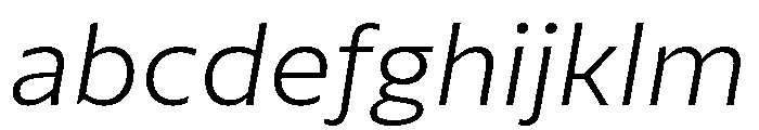 CormacNeue ExtraLightItalic FONT