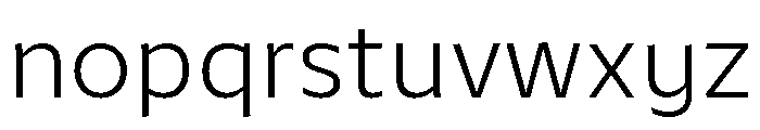 CormacNeue ExtraLight Font LOWERCASE