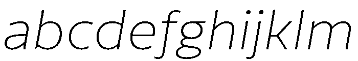 CormacNeue ExtraThinItalic FONT