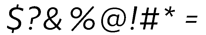 CormacNeue LightItalic Font OTHER CHARS