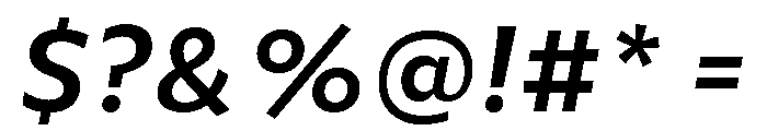 CormacNeue MediumItalic Font OTHER CHARS