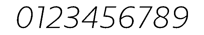 CormacNeue ThinItalic Font OTHER CHARS