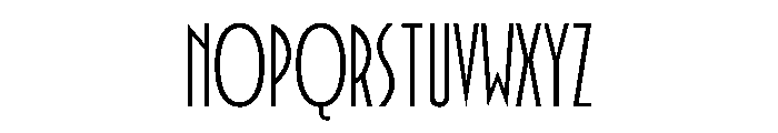 Cornelius Light Font UPPERCASE