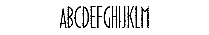 CorneliusRough Light Font UPPERCASE