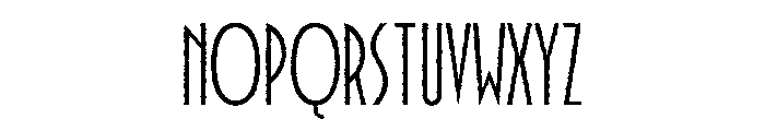 CorneliusRough Light Font UPPERCASE