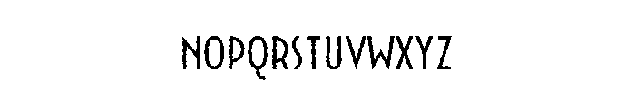 CorneliusRough Light Font LOWERCASE
