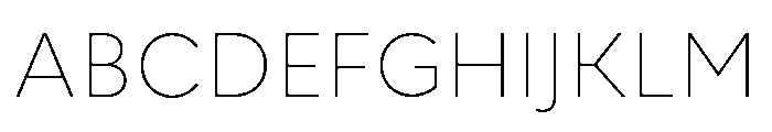 CorsaGrotesk Thin Font UPPERCASE