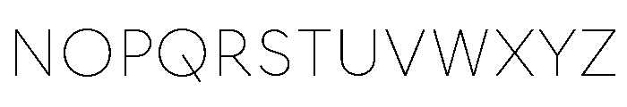 CorsaGrotesk Thin Font UPPERCASE