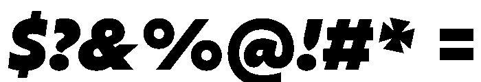 Cosimo BlackItalic Font OTHER CHARS