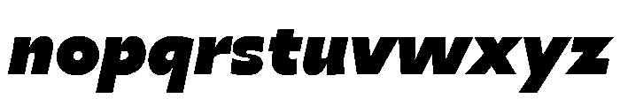 Cosimo BlackItalic Font LOWERCASE