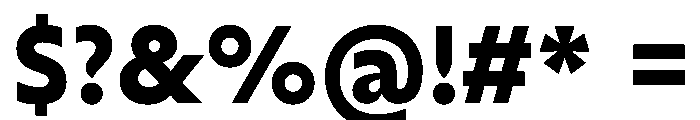 Cosimo Bold Font OTHER CHARS