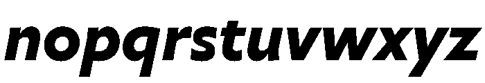 Cosimo BoldItalic Font LOWERCASE