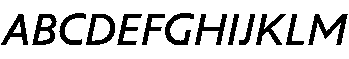 Cosimo Italic Font UPPERCASE