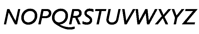 Cosimo Italic Font UPPERCASE