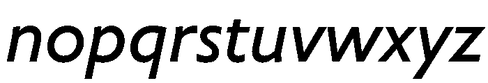 Cosimo Italic Font LOWERCASE