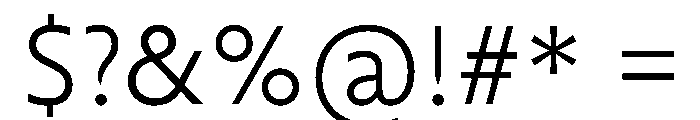 Cosimo Light Font OTHER CHARS