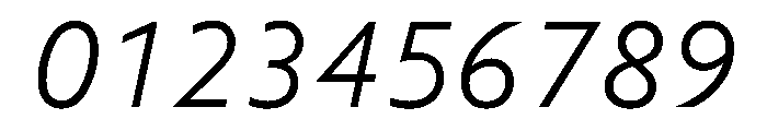 Cosimo LightItalic Font OTHER CHARS