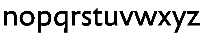 Cosimo Font LOWERCASE