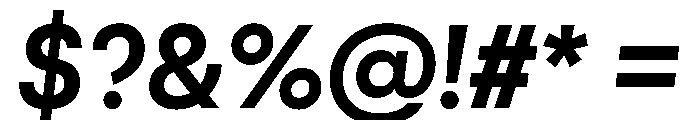 Cosmica BoldItalic Font OTHER CHARS
