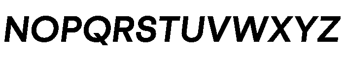 Cosmica BoldItalic Font UPPERCASE