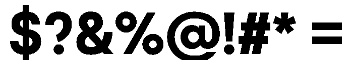 Cosmica Extrabold Font OTHER CHARS