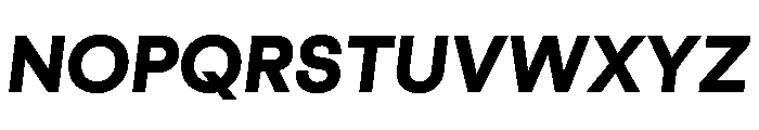 Cosmica ExtraboldItalic Font UPPERCASE