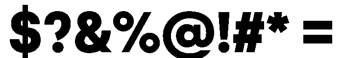 Cosmica Heavy Font OTHER CHARS