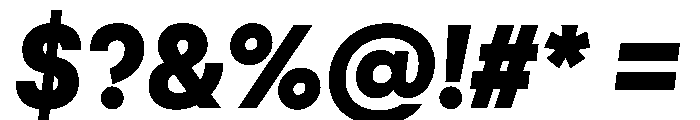 Cosmica HeavyItalic Font OTHER CHARS