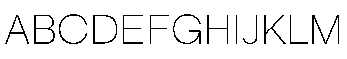 Cosmica Light Font UPPERCASE