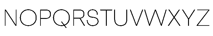 Cosmica Light Font UPPERCASE