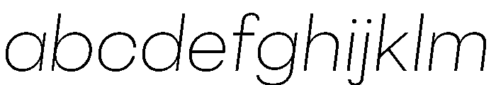 Cosmica LightItalic FONT