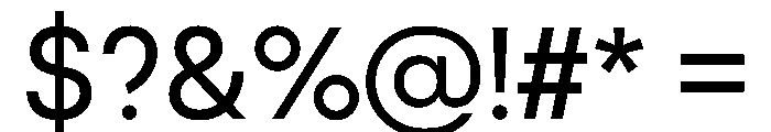 Cosmica Medium Font OTHER CHARS
